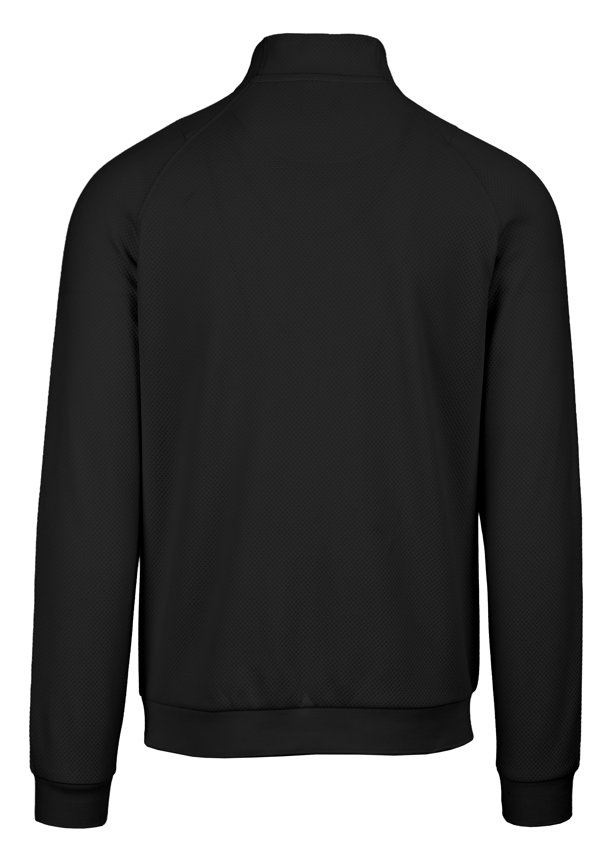 jacke, schwarz, langarm, textur, rundhalsausschnitt