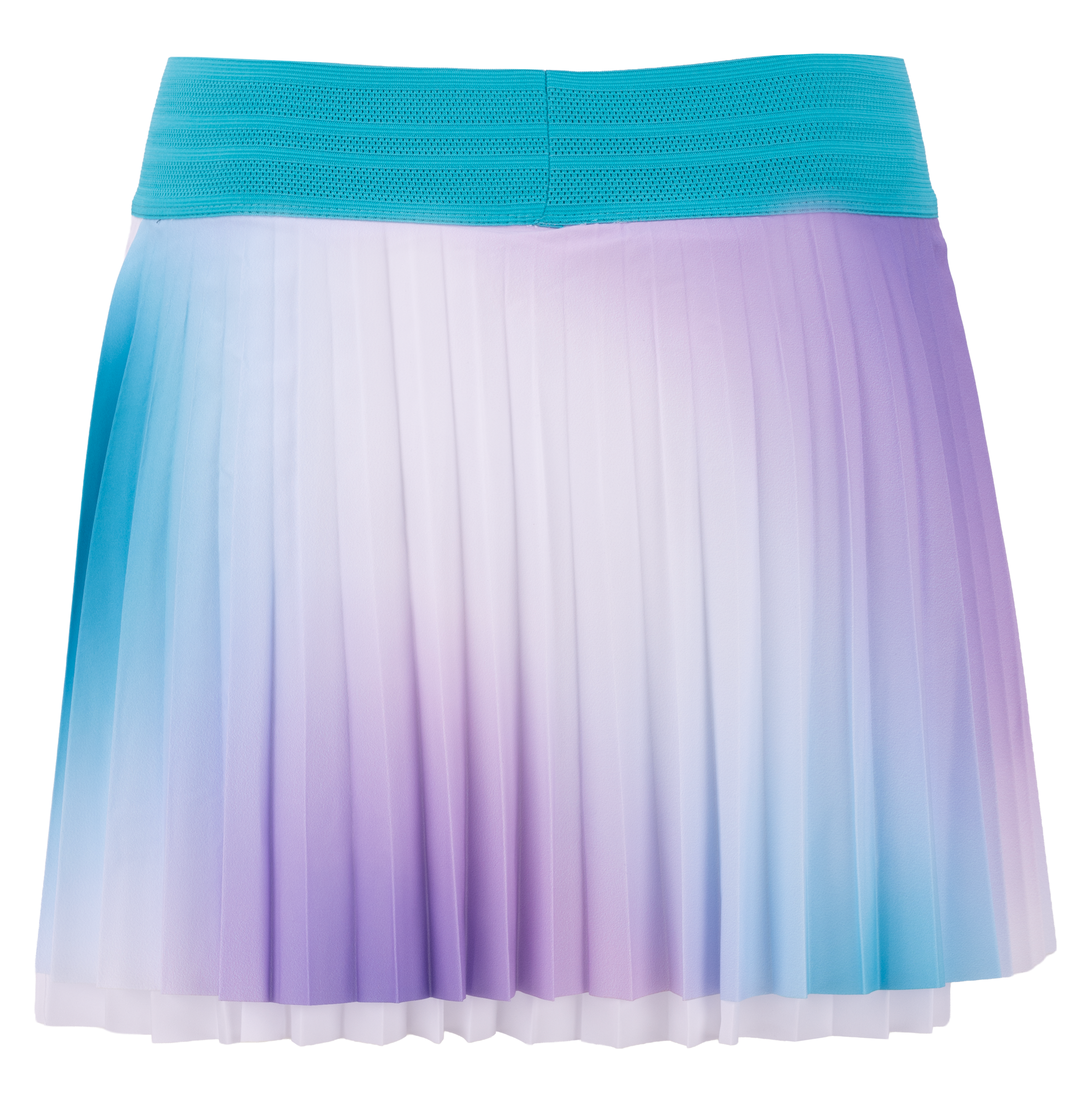 Plissee, Rock, Pastell, Gürtelbund, Gradient