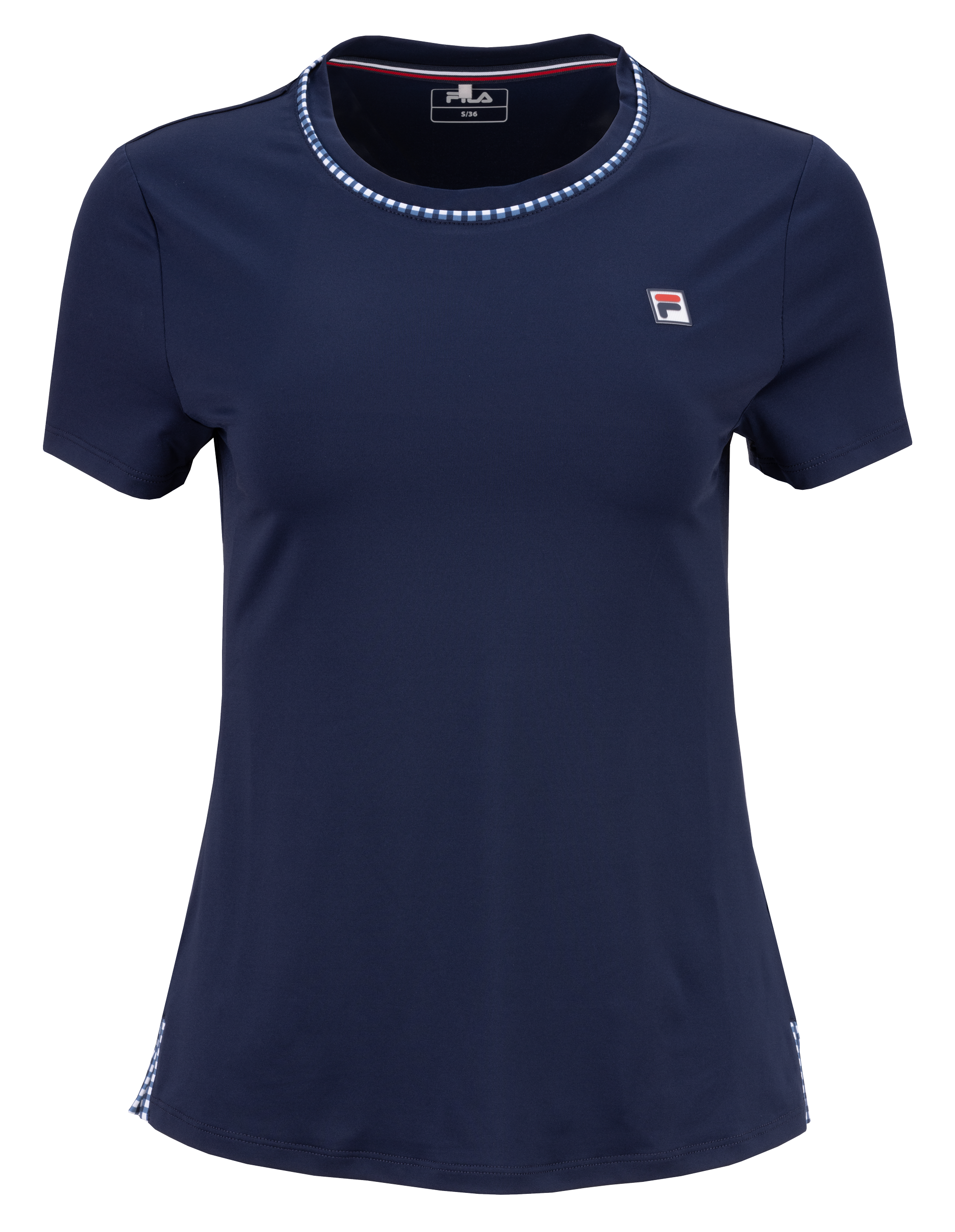 T-Shirt, Kurzarm, Marineblau, FILA-Logo, Rundhals
