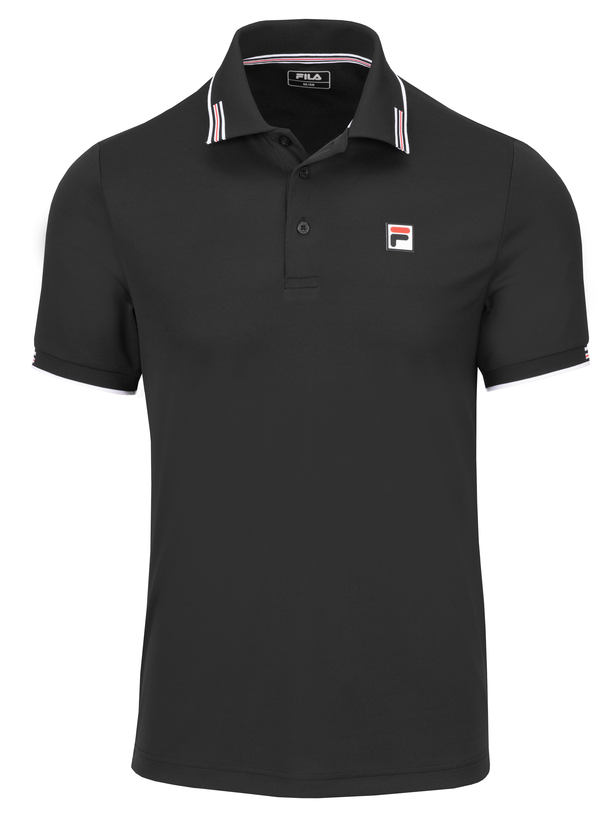 Polo, Polohemd, Polo-Shirt, Polo Schwarz, Logo F