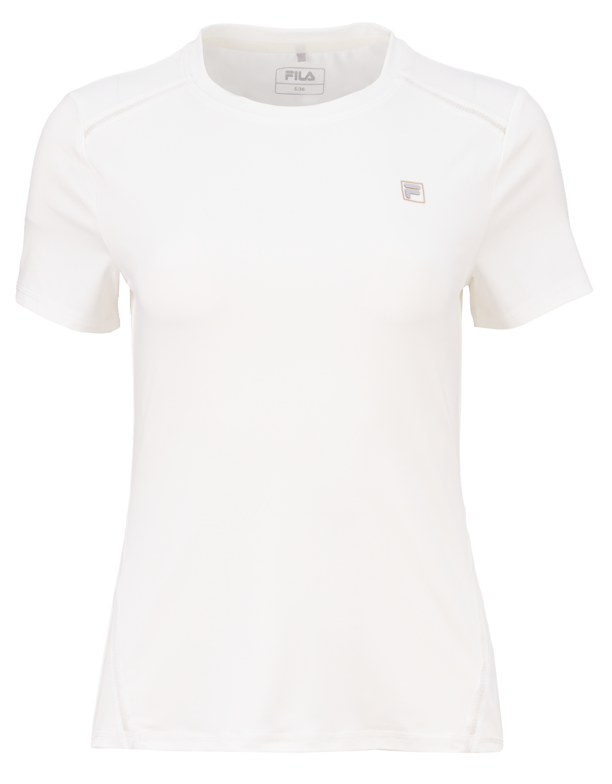 T-Shirt, Weiß, Kurzarm, Rundhals, Logo