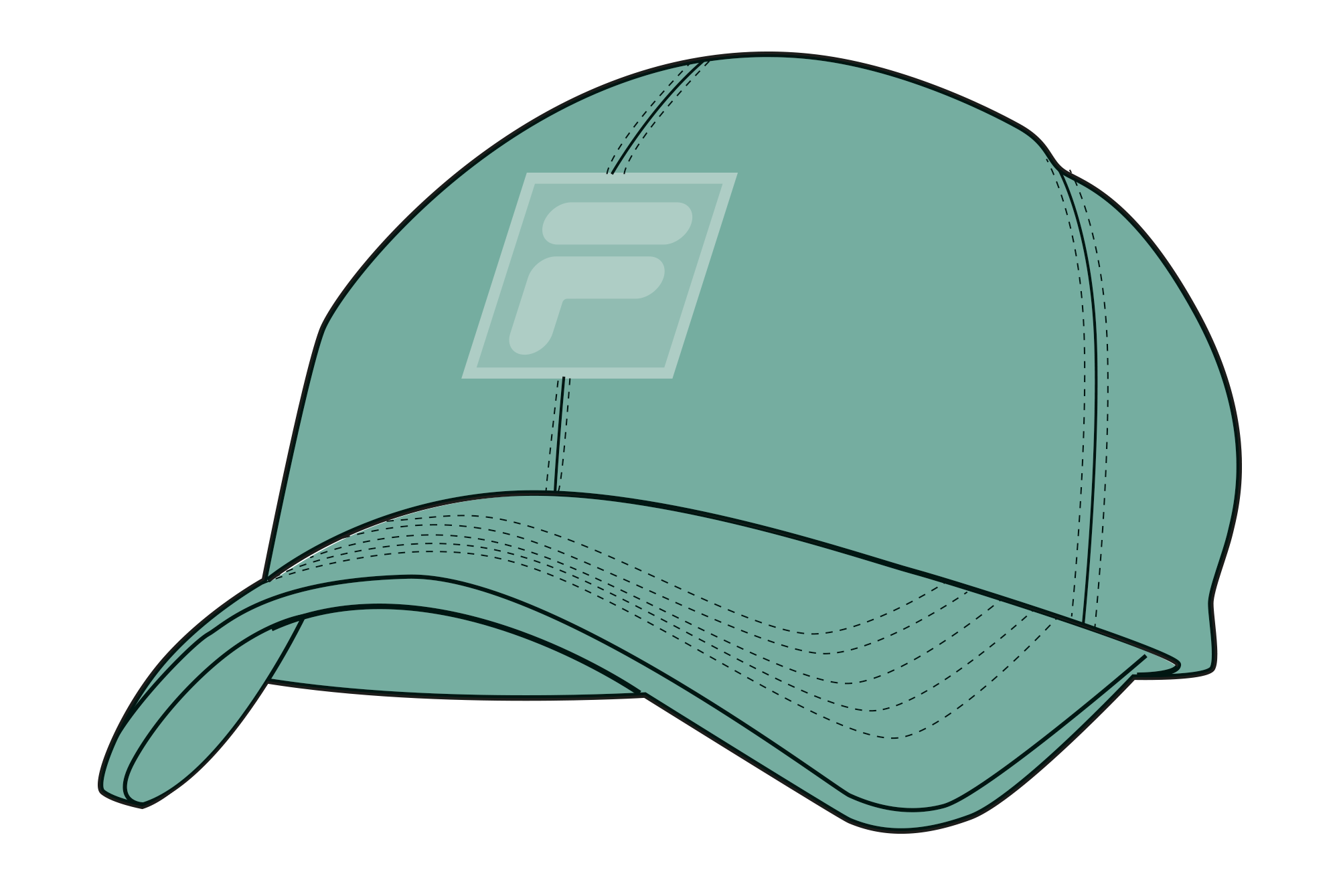 Baseball Cap, Casual Hat, Soft Cap, Kopf-behält, Logo-Patch