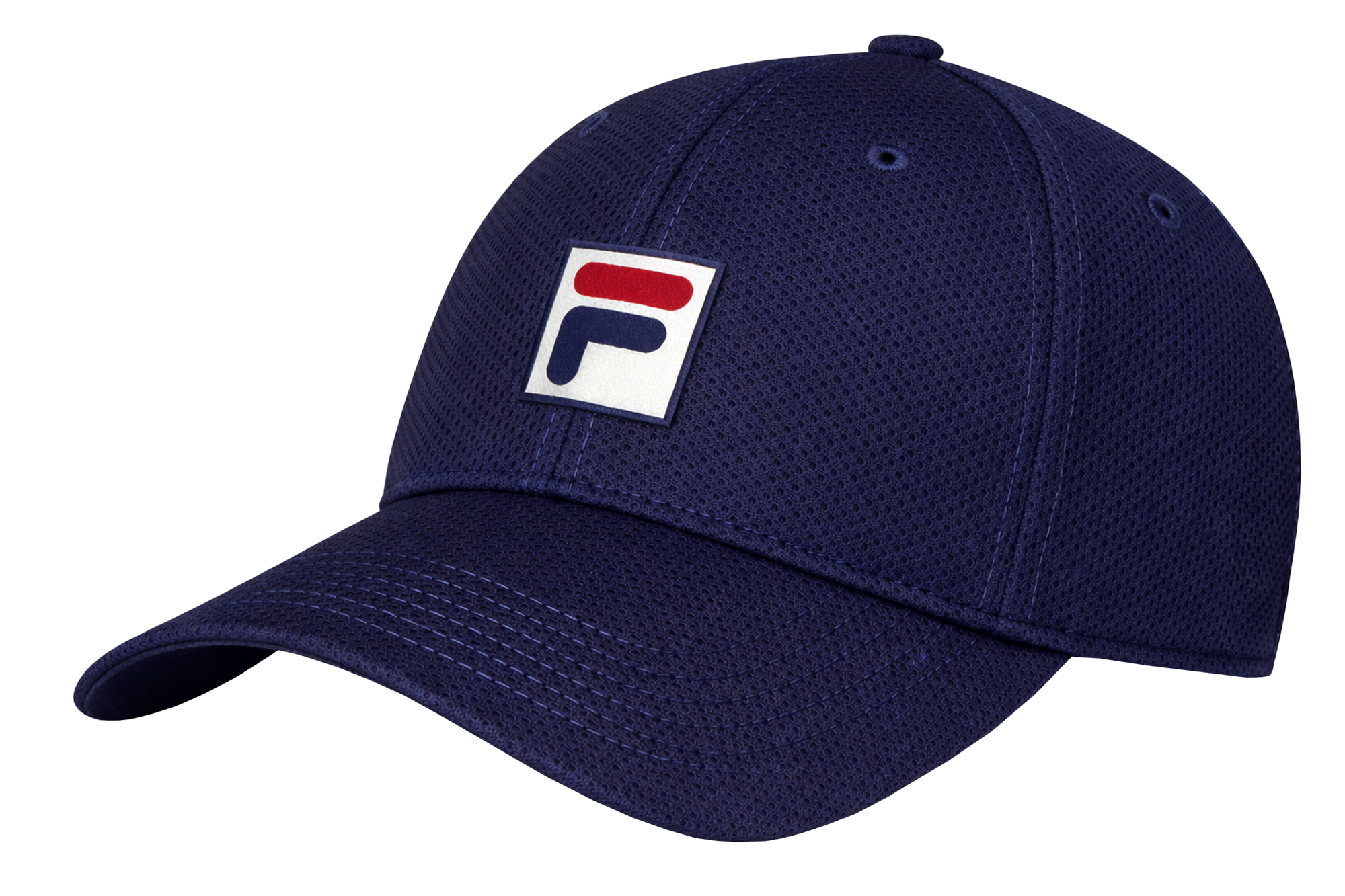 Baseballkappe, Mesh, Navy, Logo, Kappe