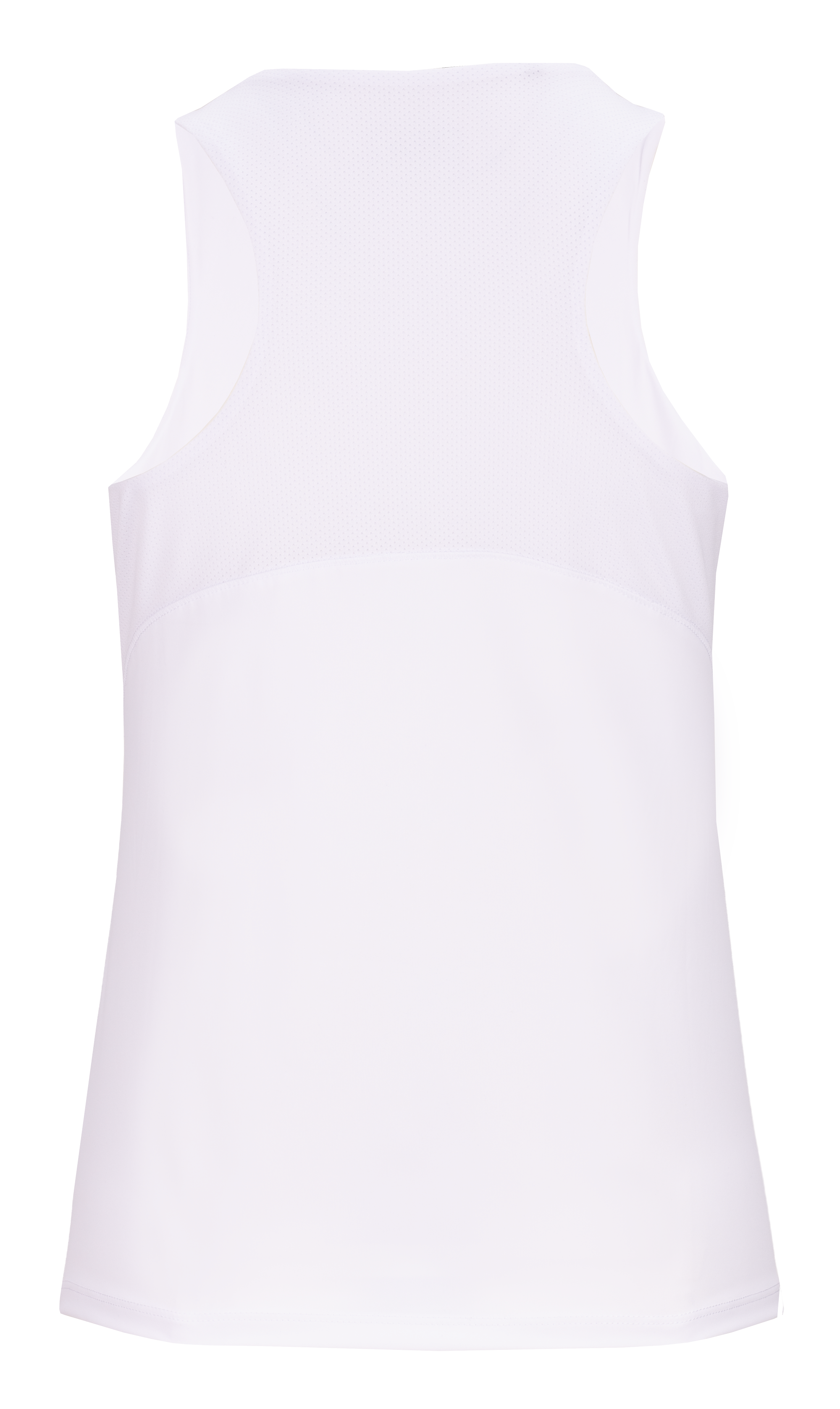 Tanktop, Weiß, Mesh, Rücken, Hemd