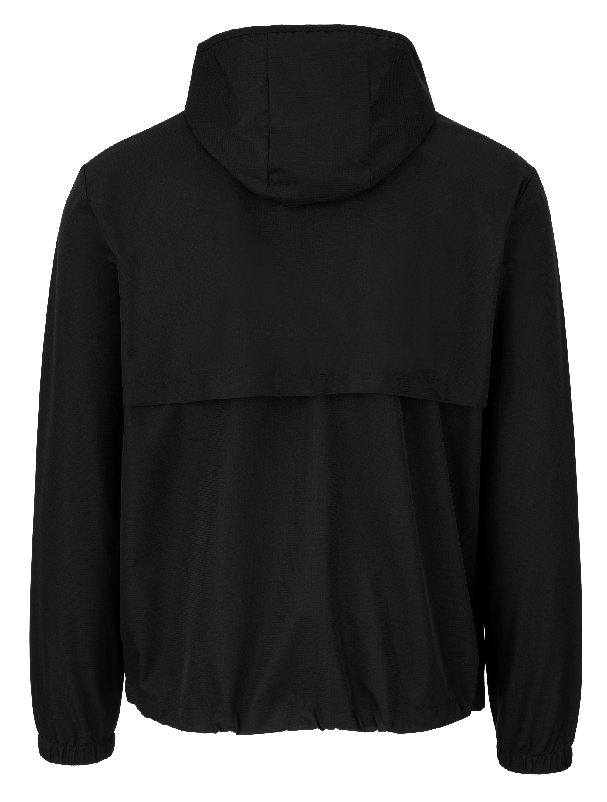 Hoodie, Schwarz, Jacke, Windbreaker, Rückseite