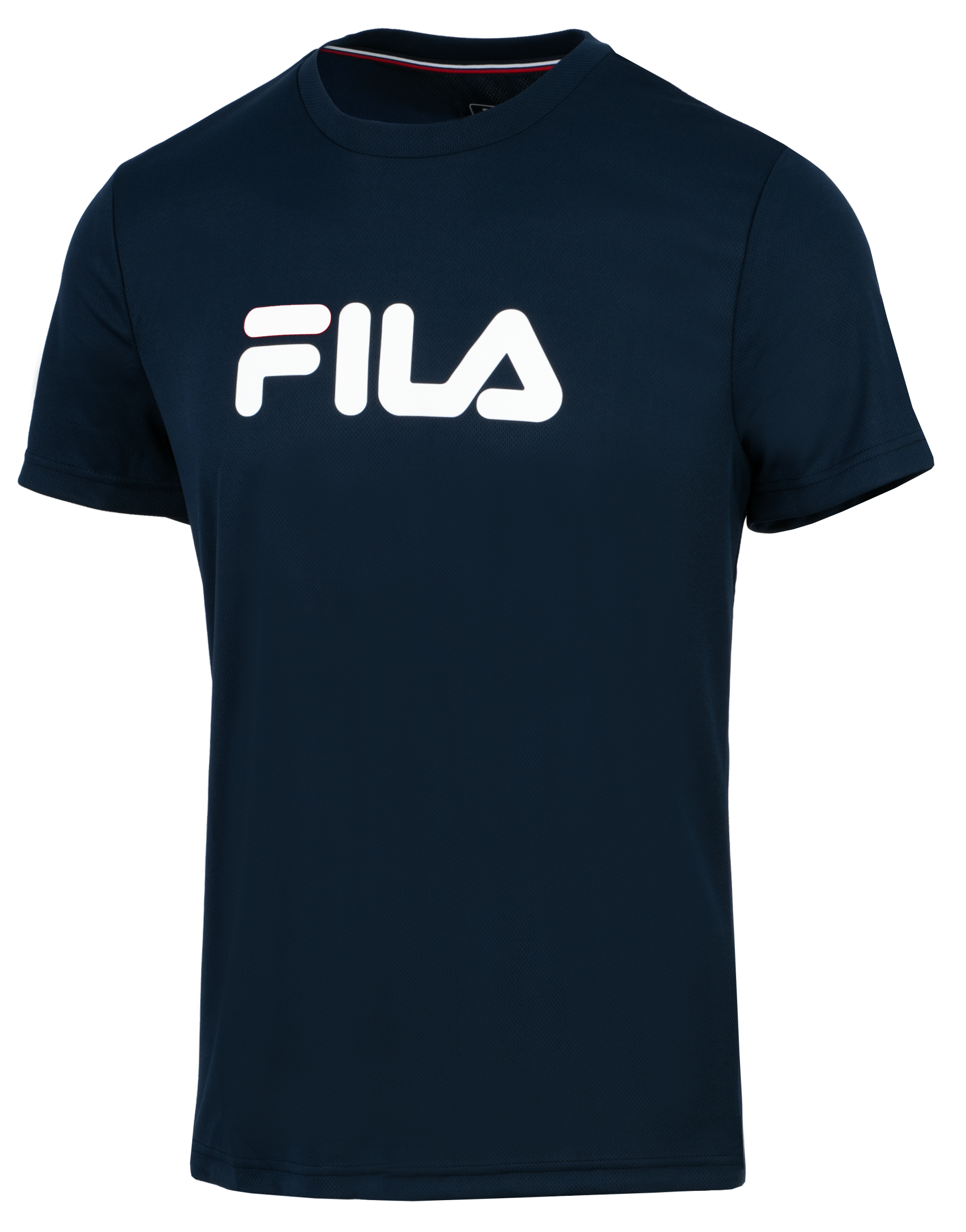 T-Shirt, Rundhals, Navy, Logo, FILA