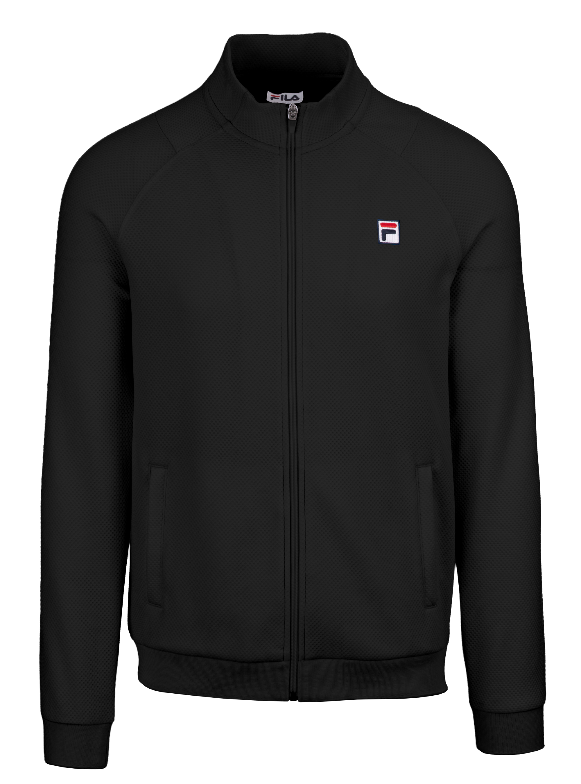 jacke, fleece, reissverschluss, logo_fila, pocket
