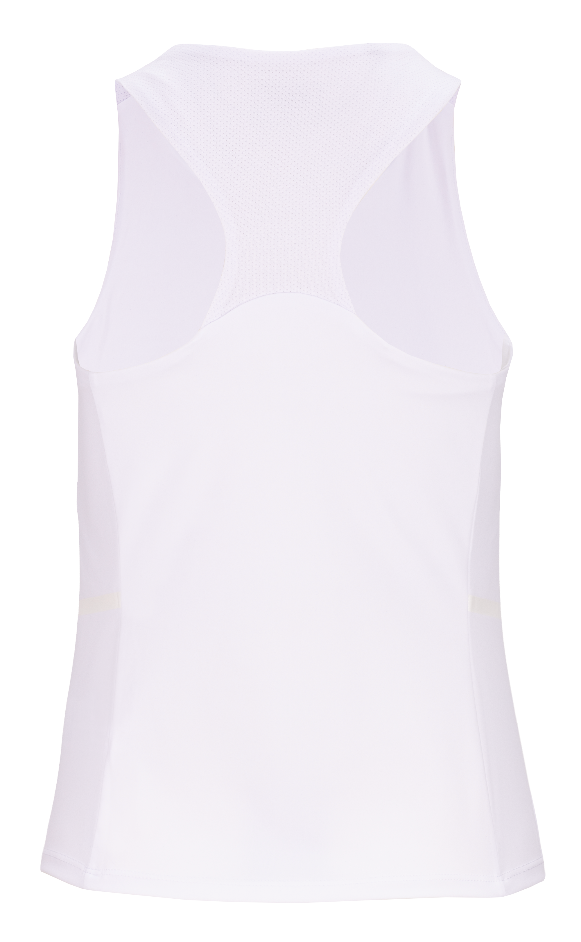 Tanktop, Sportswear, Mesh back, White, Sleeveless