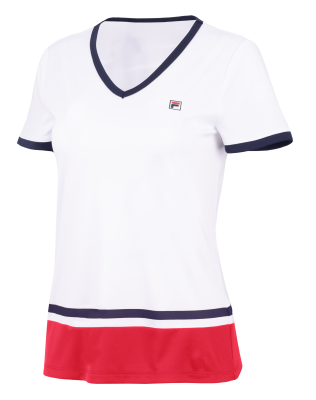 white / fila red comb.