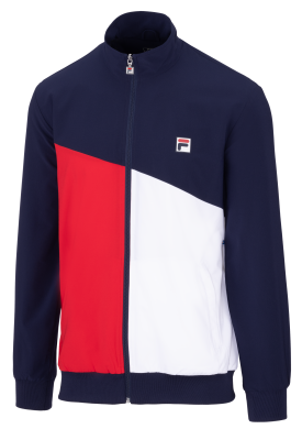 navy / fila red comb.