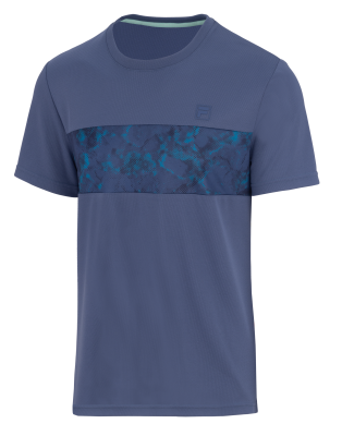 vintage indigo / AOP print comb.